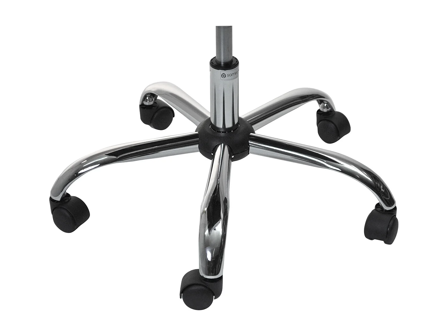 Sedia da ufficio in tessuto a rete nera - PAVIA