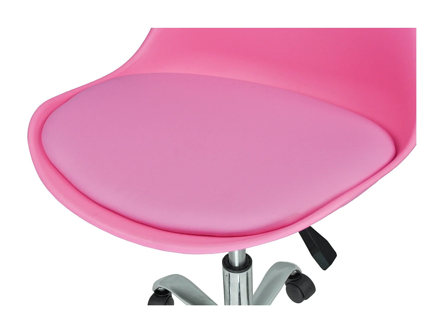 Sedia da ufficio girevole, sedia da scrivania fucsia  con rotelle mod. SALLY