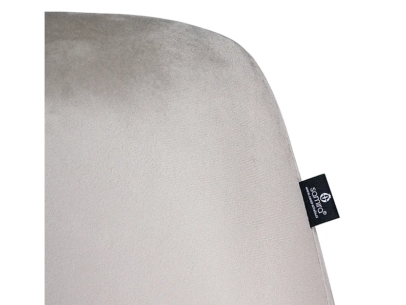 Poltrona in velluto tortora, poltroncina mod. Lara