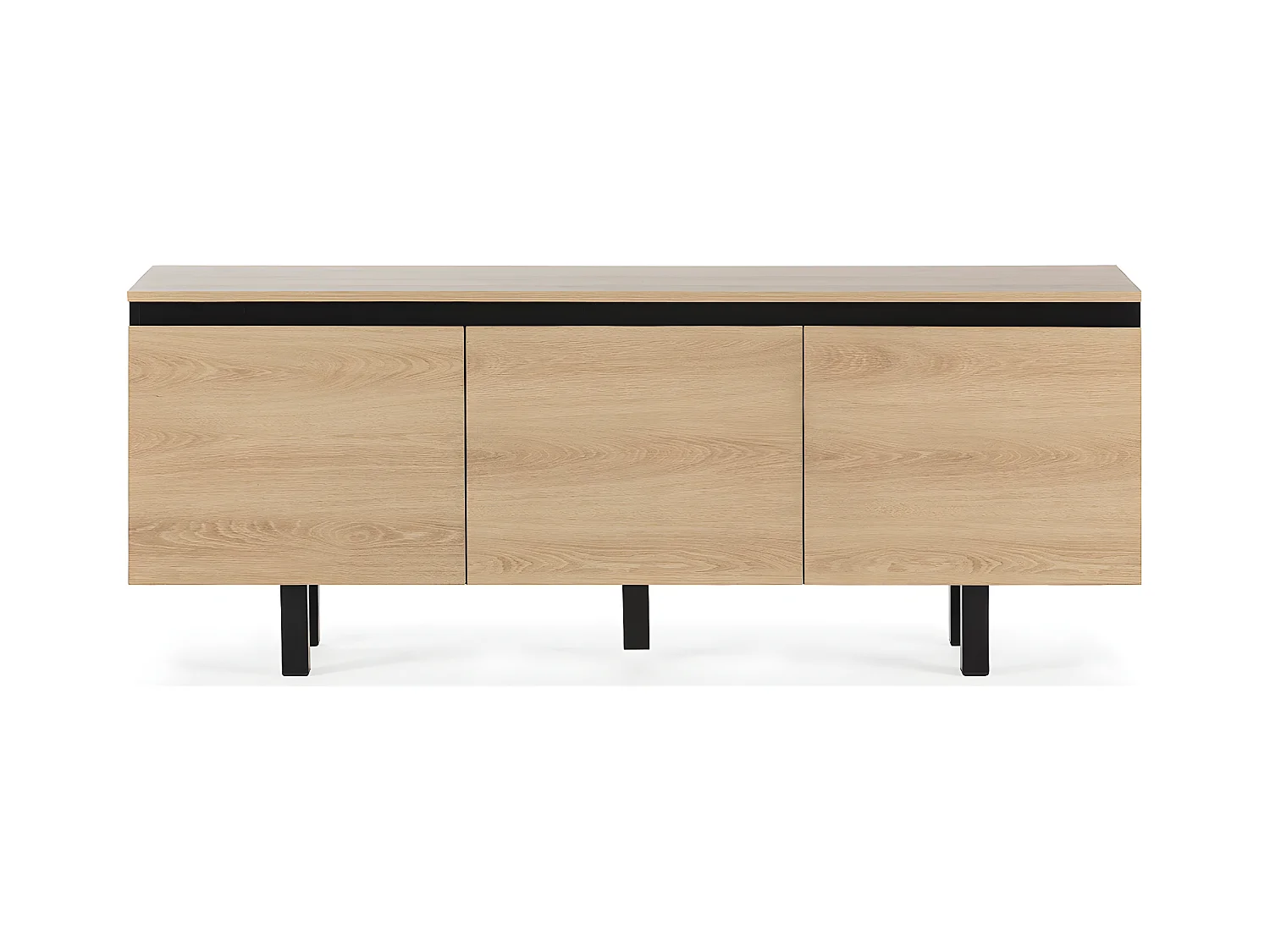 Tv-meubel Molina 3 deuren eikenkleur