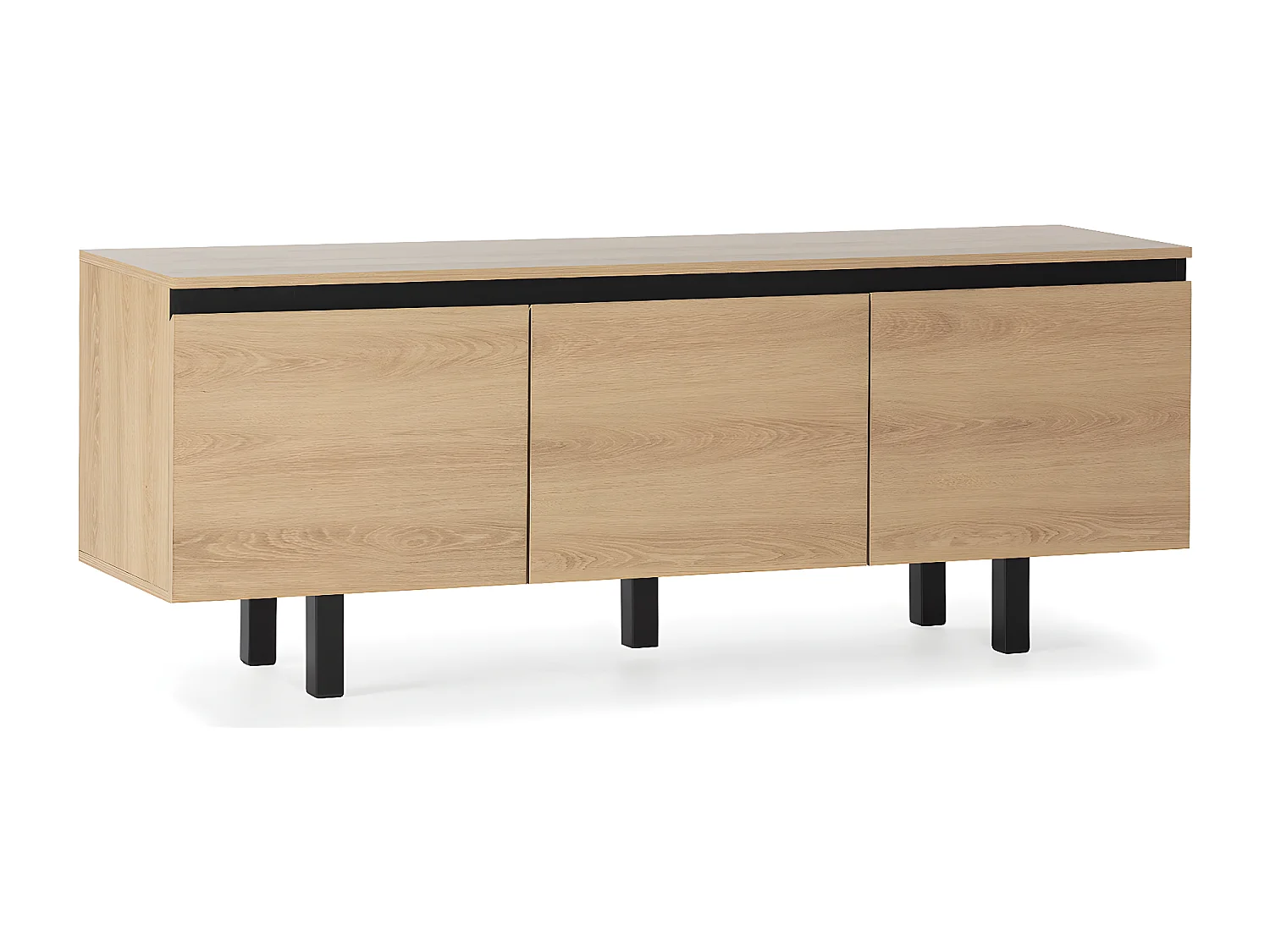 Tv-meubel Molina 3 deuren eikenkleur