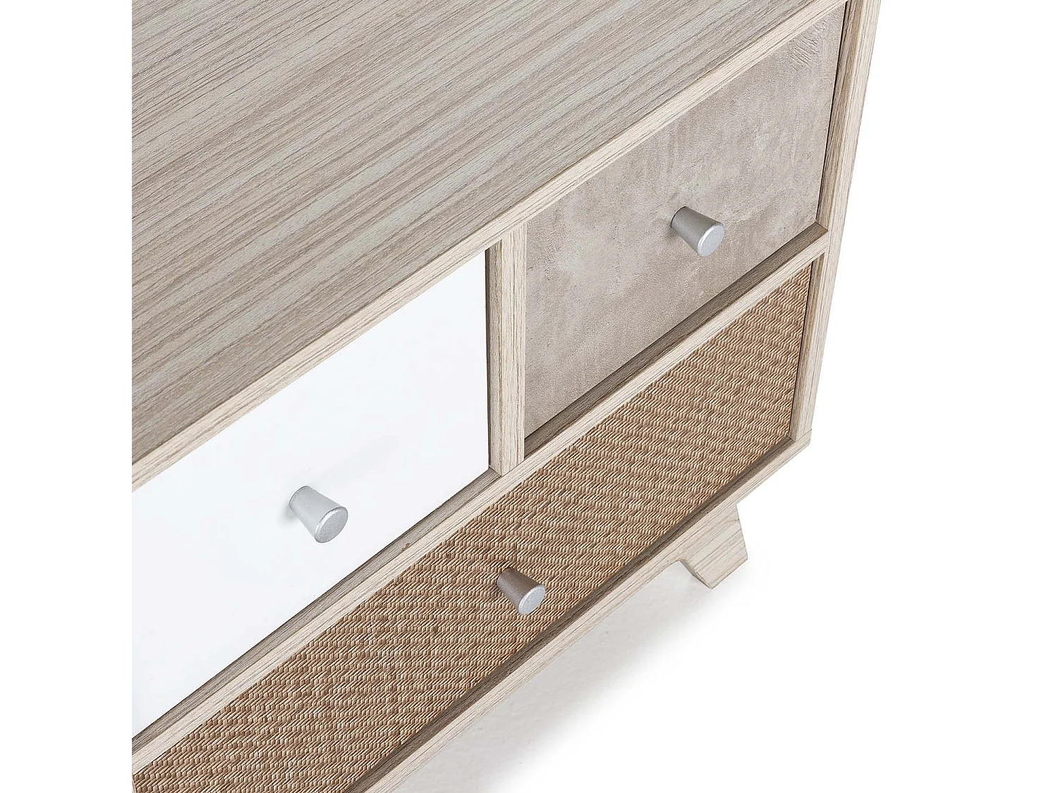 Mueble TV Maia 1 puerta y 3 cajones multicolor