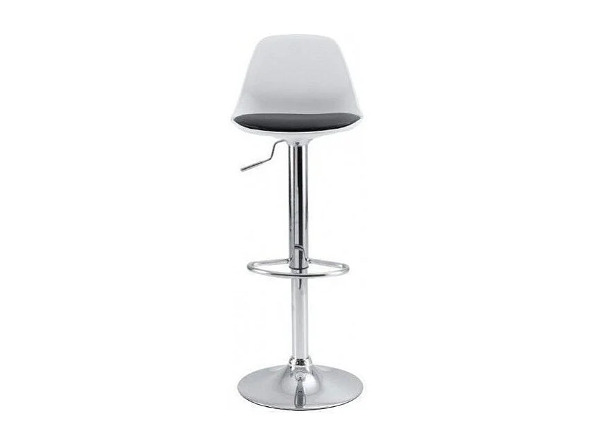 Tabouret de bar Gaëlle blanc (Lot de 2) Blanc