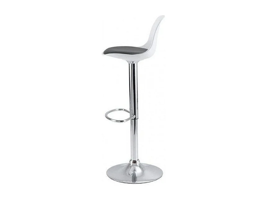 Tabouret de bar Gaëlle blanc (Lot de 2) Blanc
