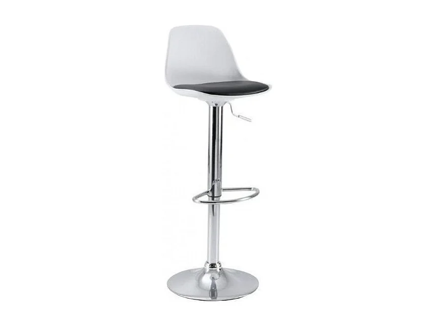 Tabouret de bar Gaëlle blanc (Lot de 2) Blanc