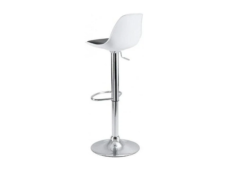 Tabouret de bar Gaëlle blanc (Lot de 2) Blanc