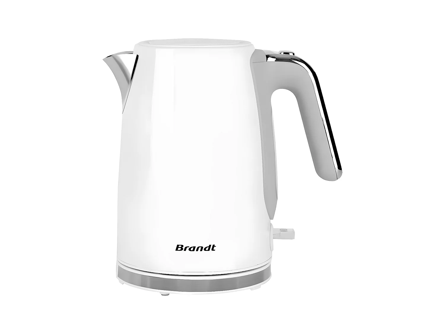 Brandt Bouilloire sans fil 1.7l 2200w blanc/inox - BO1703W