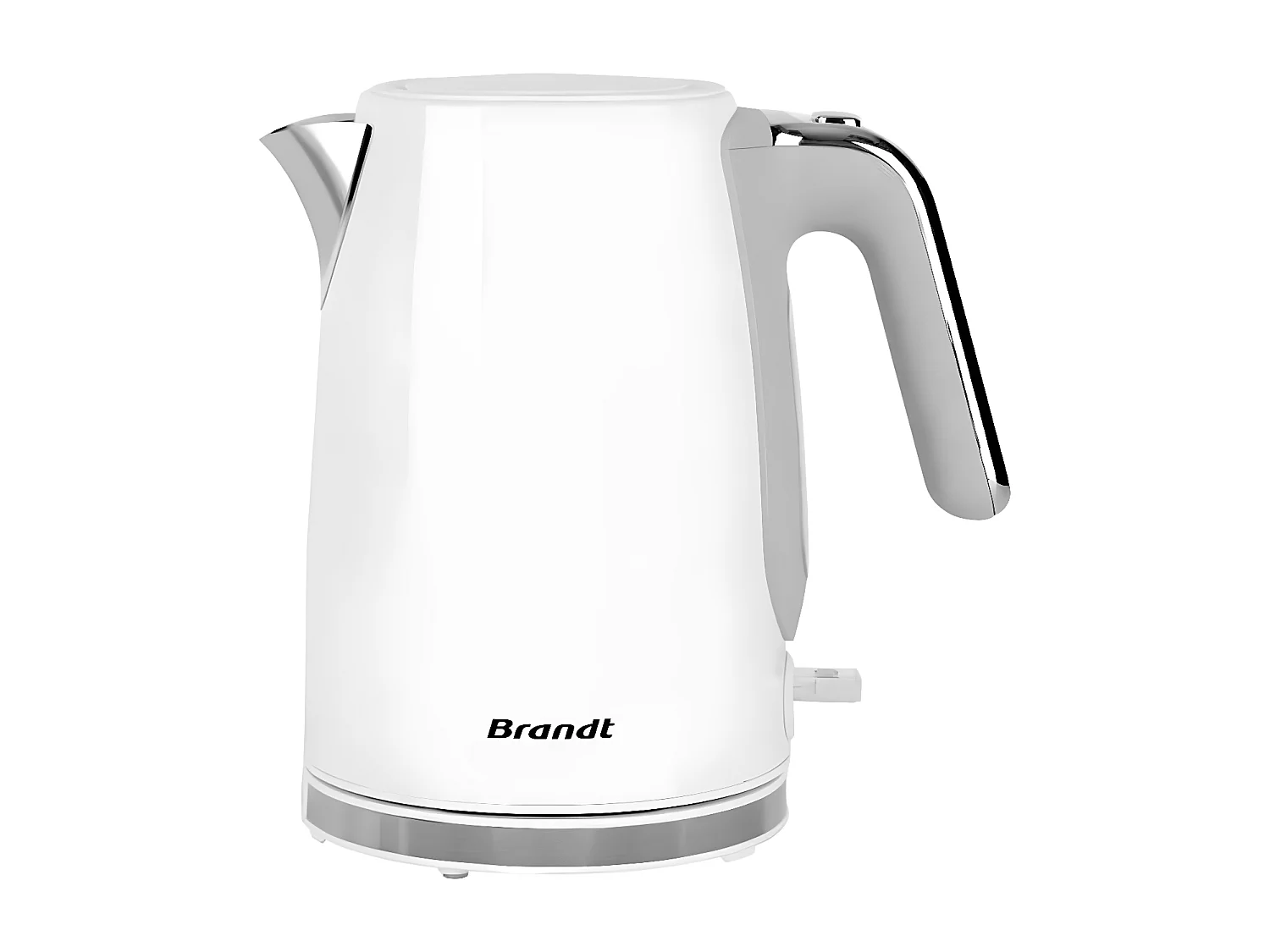 Brandt Bouilloire sans fil 1.7l 2200w blanc/inox - BO1703W