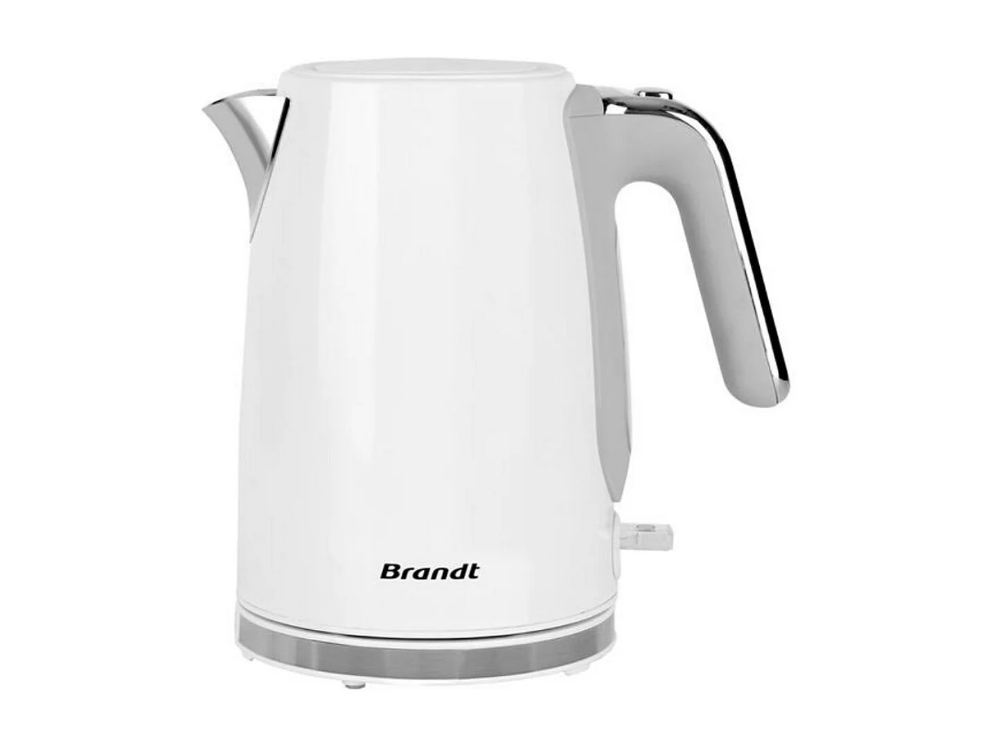 Brandt Bouilloire sans fil 1.7l 2200w blanc/inox - BO1703W