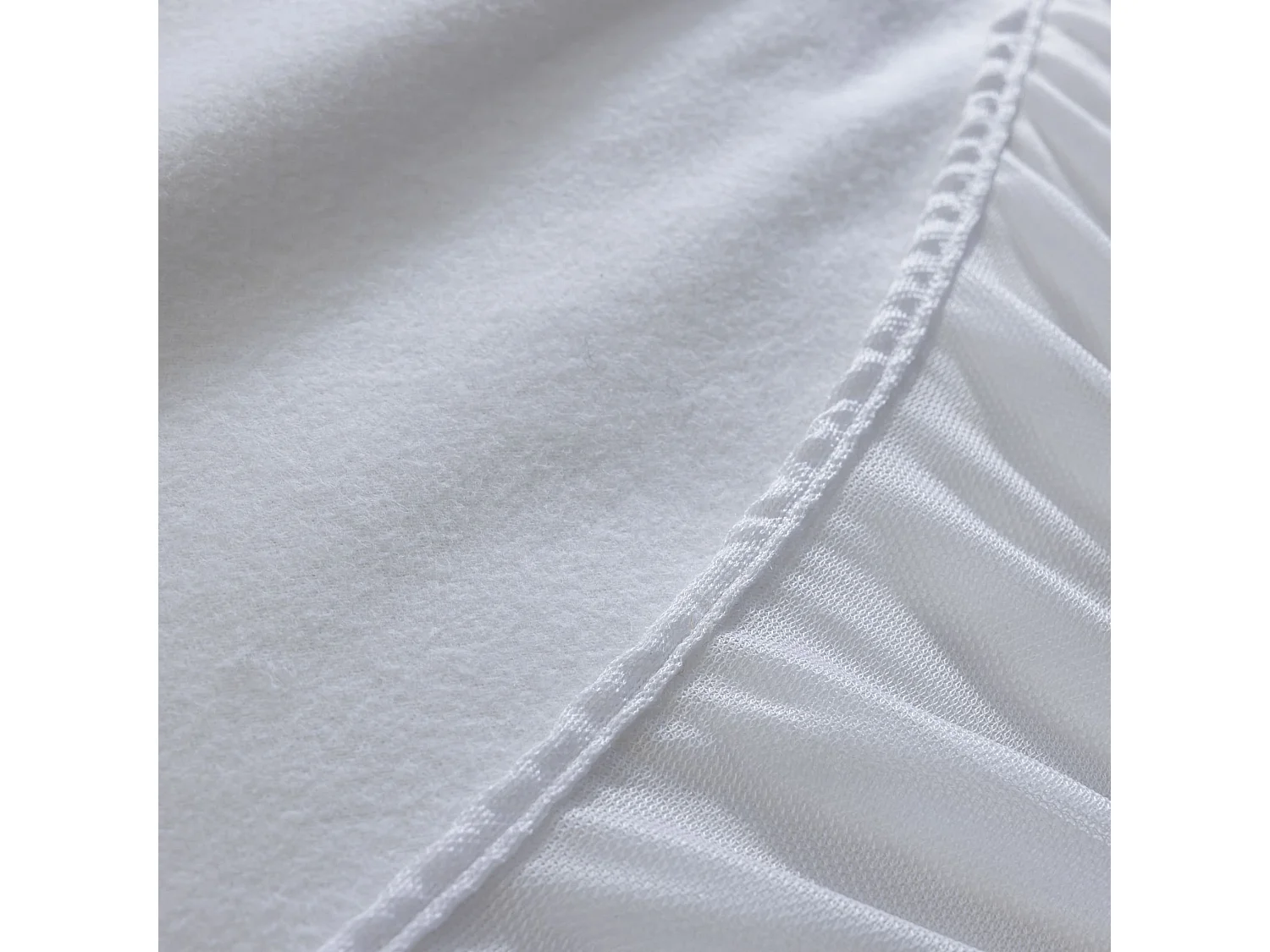 Protège matelas molleton 100% coton bio - bonnet 27 cm 90x190