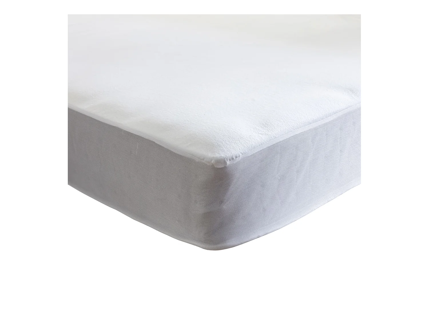 Protège matelas molleton 100% coton bio - bonnet 27 cm 120x190