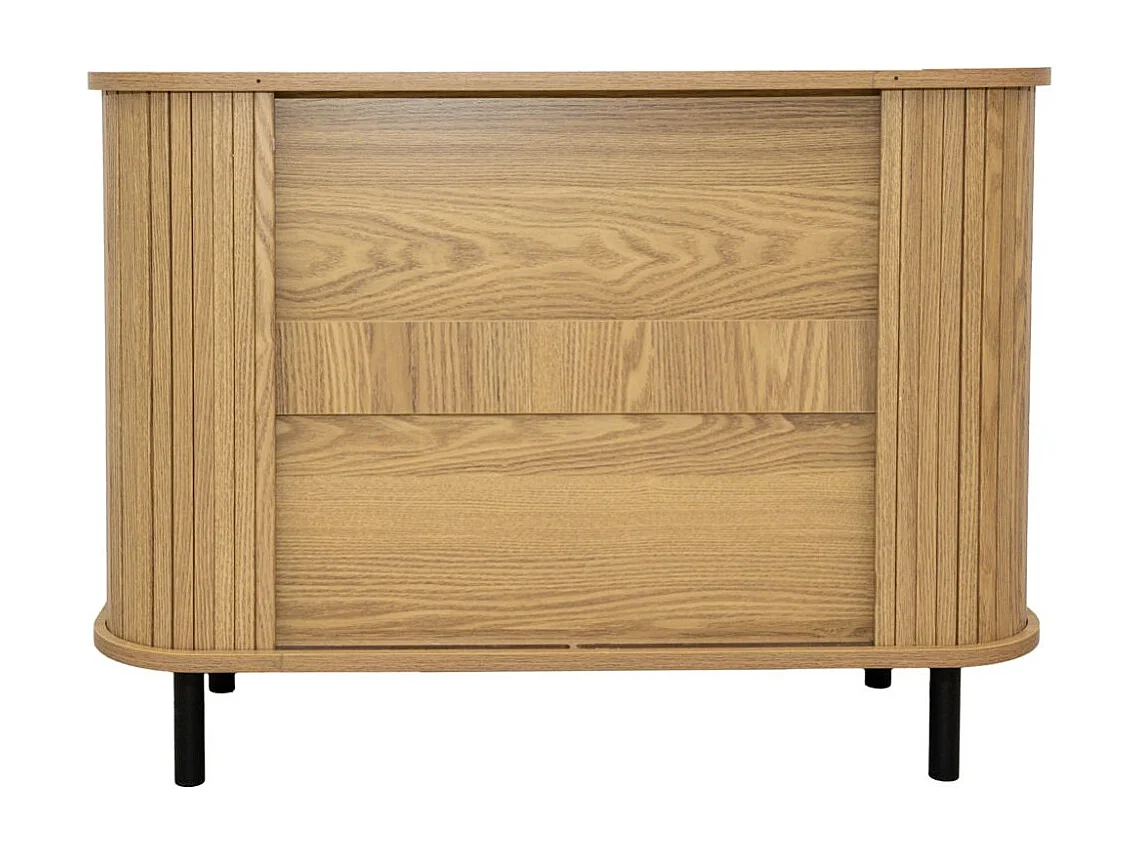 Commode en bois et métal à lamelles Kyoto