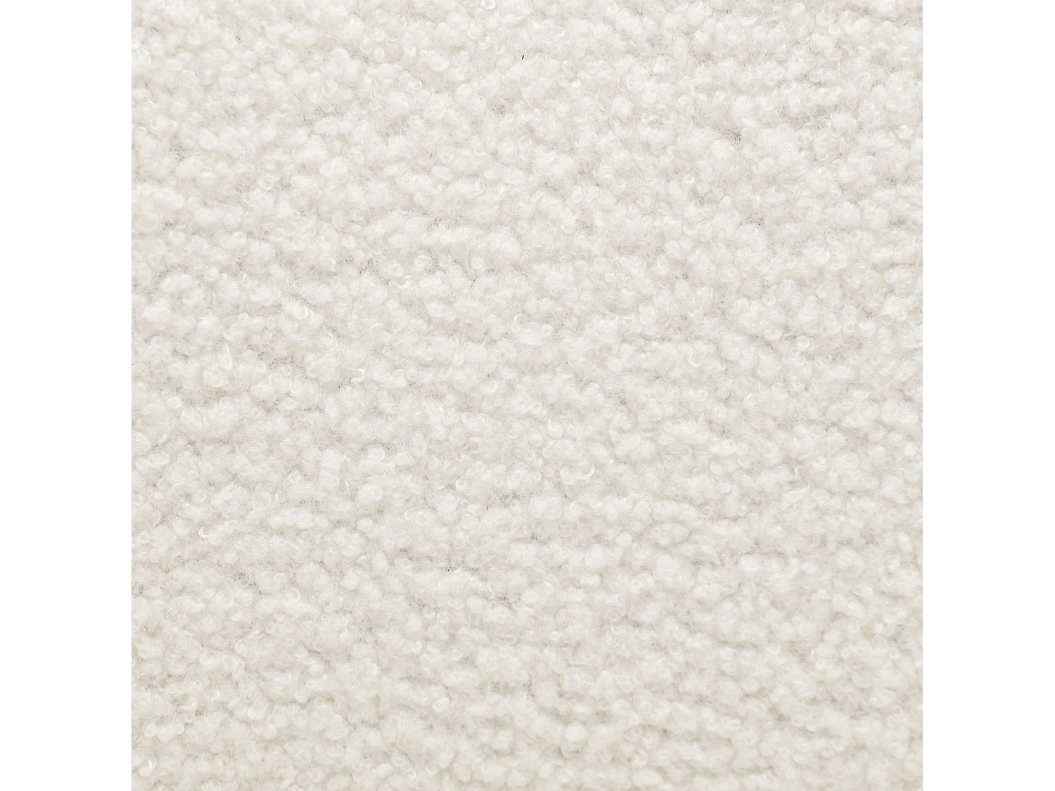 Relaxfauteuil met voetsteun - French Terry stof - voor woonkamer, slaapkamer en eetkamer - wit