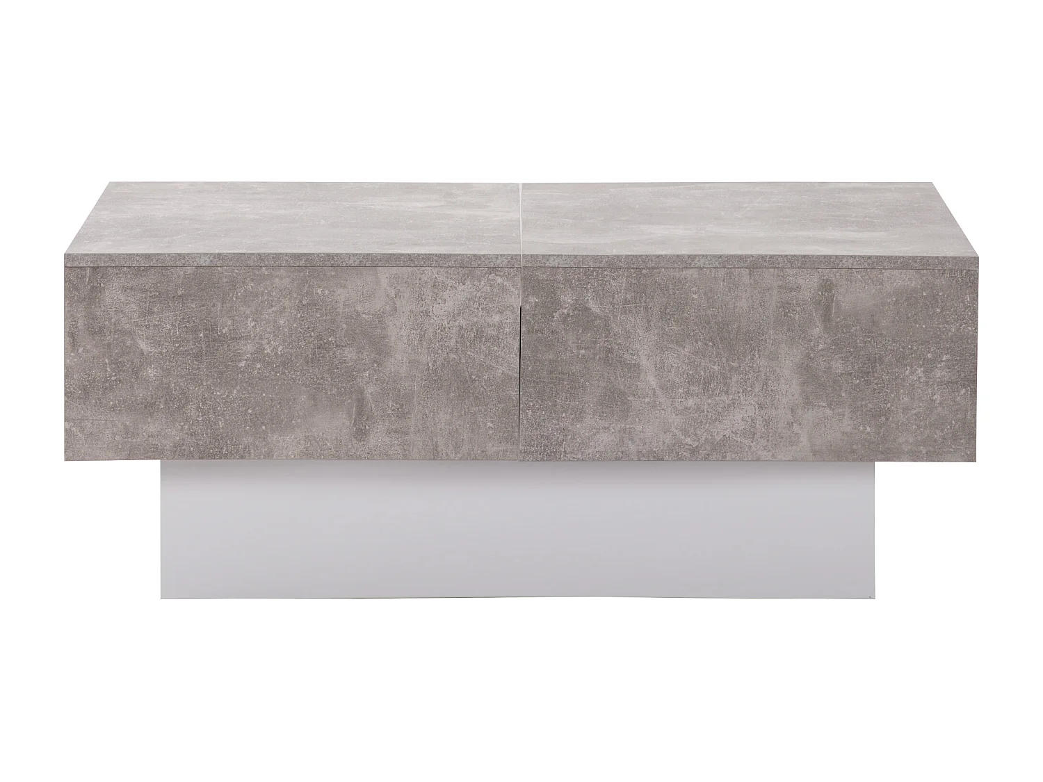 Ausziehbarer Couchtisch – MDF-Holz – Moderner Stil – für Wohnzimmer, Büro – Grau