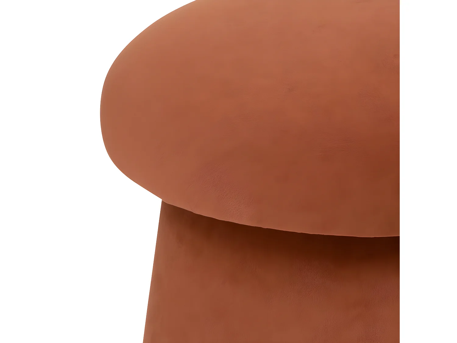 Pouffe Polyester orange 40x37x37cm