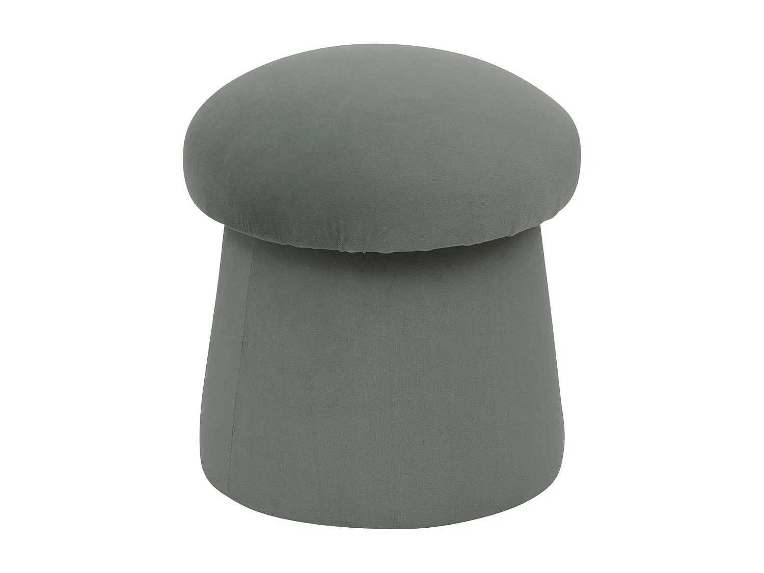 Pouf en Velours Vert Céladon D 37 x H 40 cm