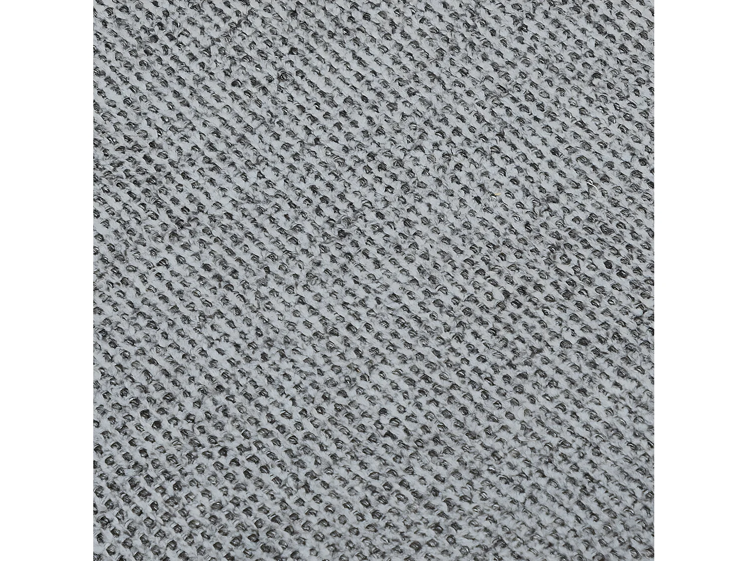 Tabouret pied en Bois et Assise en tissu texturé Gris 32 x 36 cm