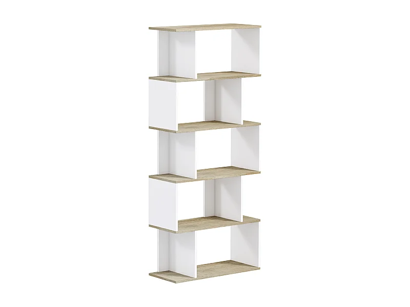 Estantería librería roble 70x29.5x163 cm HOMCOM