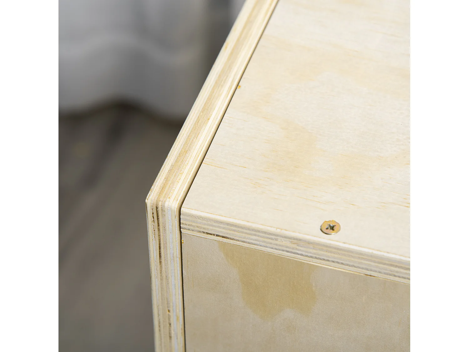 Caja pliométrica madera natural 61x51x76 cm HOMCOM