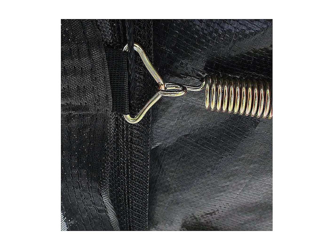 Cama elástica con red interior y cesta "Jumper" Ø2.44 - Gris