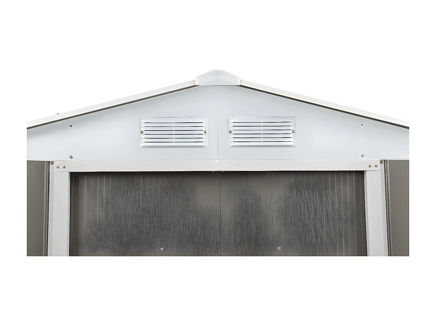 Abri de jardin métal "Dallas" - 2.71 m² - Taupe