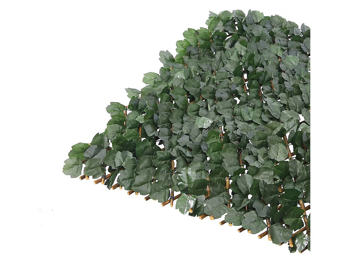 Conjunto de 2 cercas de treliça de salgueiro