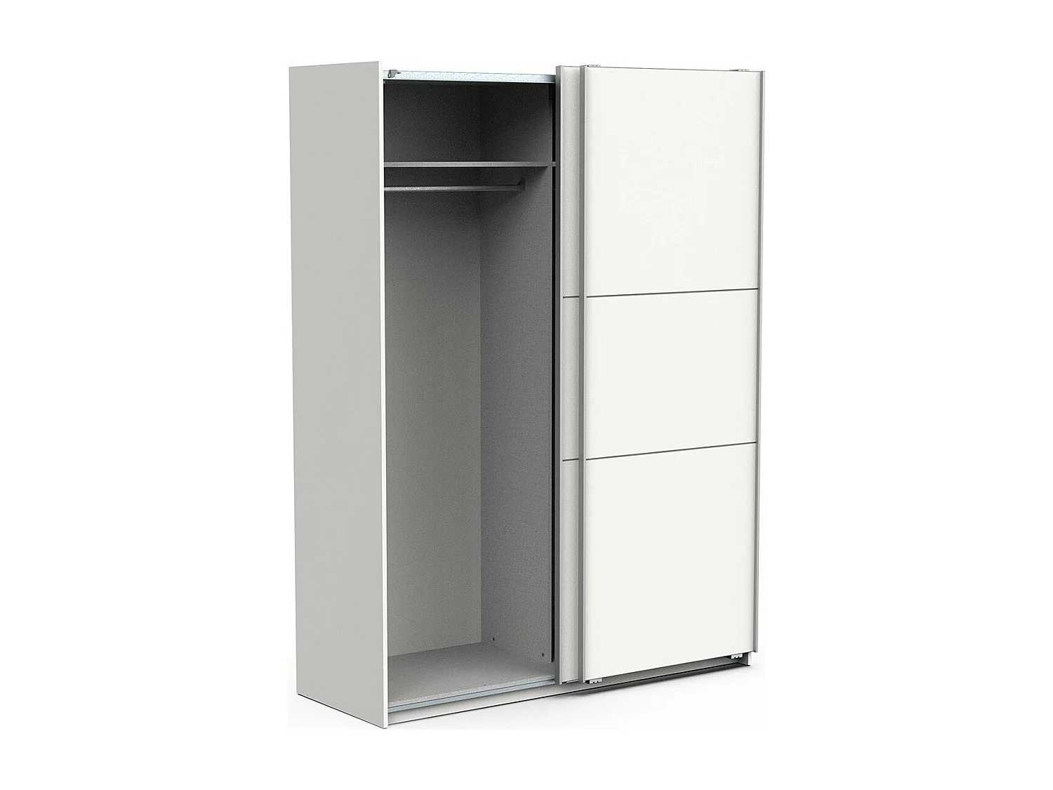 Kast met 2 schuifdeuren Ghost - L148 cm