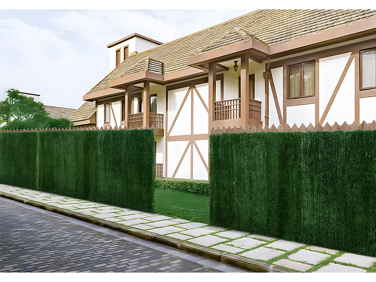 Set van 6 Kunstmatige Hagen voor Balkon en Hekwerk - 150 x 300 cm