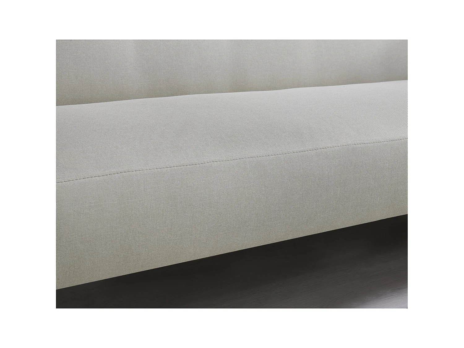 Canapé scandinave convertible 3 places en tissu beige MALMO