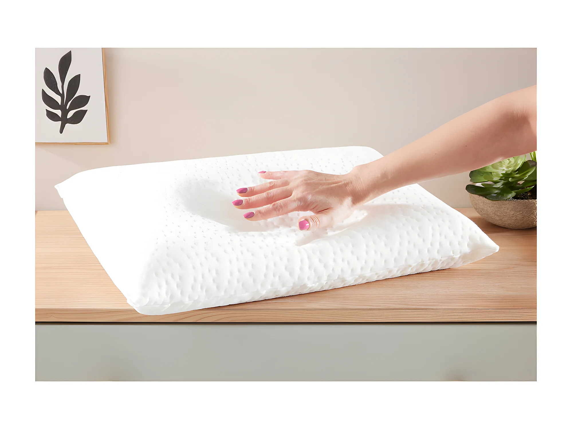 Blanrêve Oreiller Ergo à Mémoire De Forme (40 X 60 Cm) - Comparer Avec