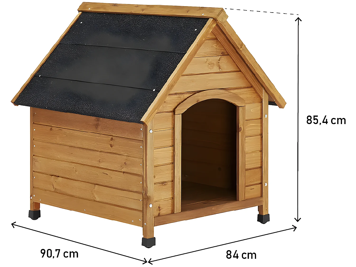 Niche pour chien "Doggy" - 77 x 82 x 88 cm - Beige