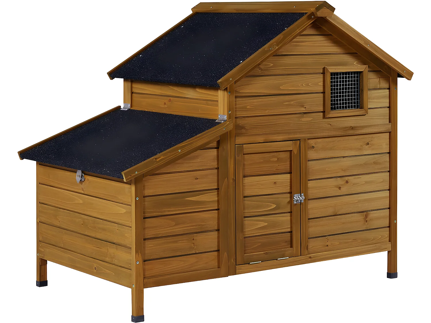 Poulailler en bois "Cocotte" avec pondoir - Marron