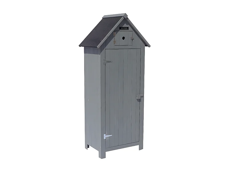 Armoire de jardin "Cabanon" - 77 x 54.5 x 179 cm - Anthracite
