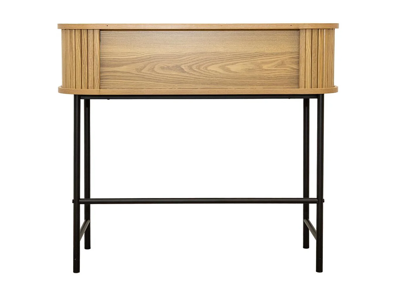 Console en bois et métal à lamelles Kyoto