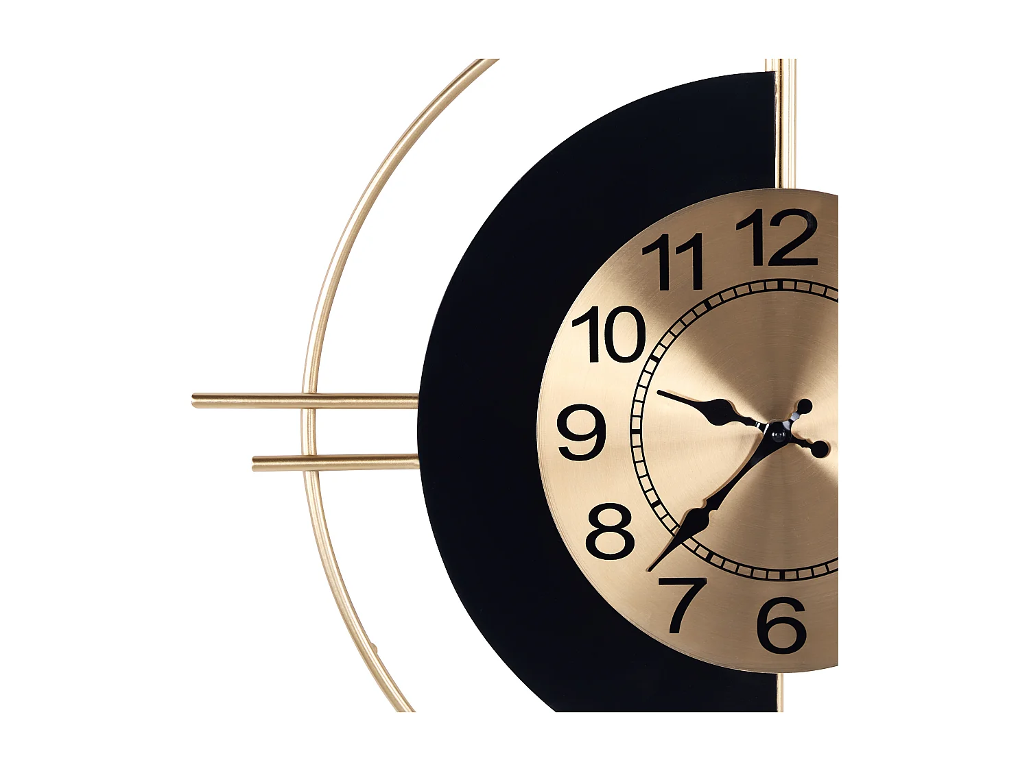 Horloge murale ALLOGNY 59 cm Métal Doré