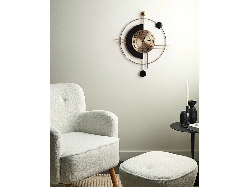 Wandklok ALLOGNY 59 cm Metaal Goud