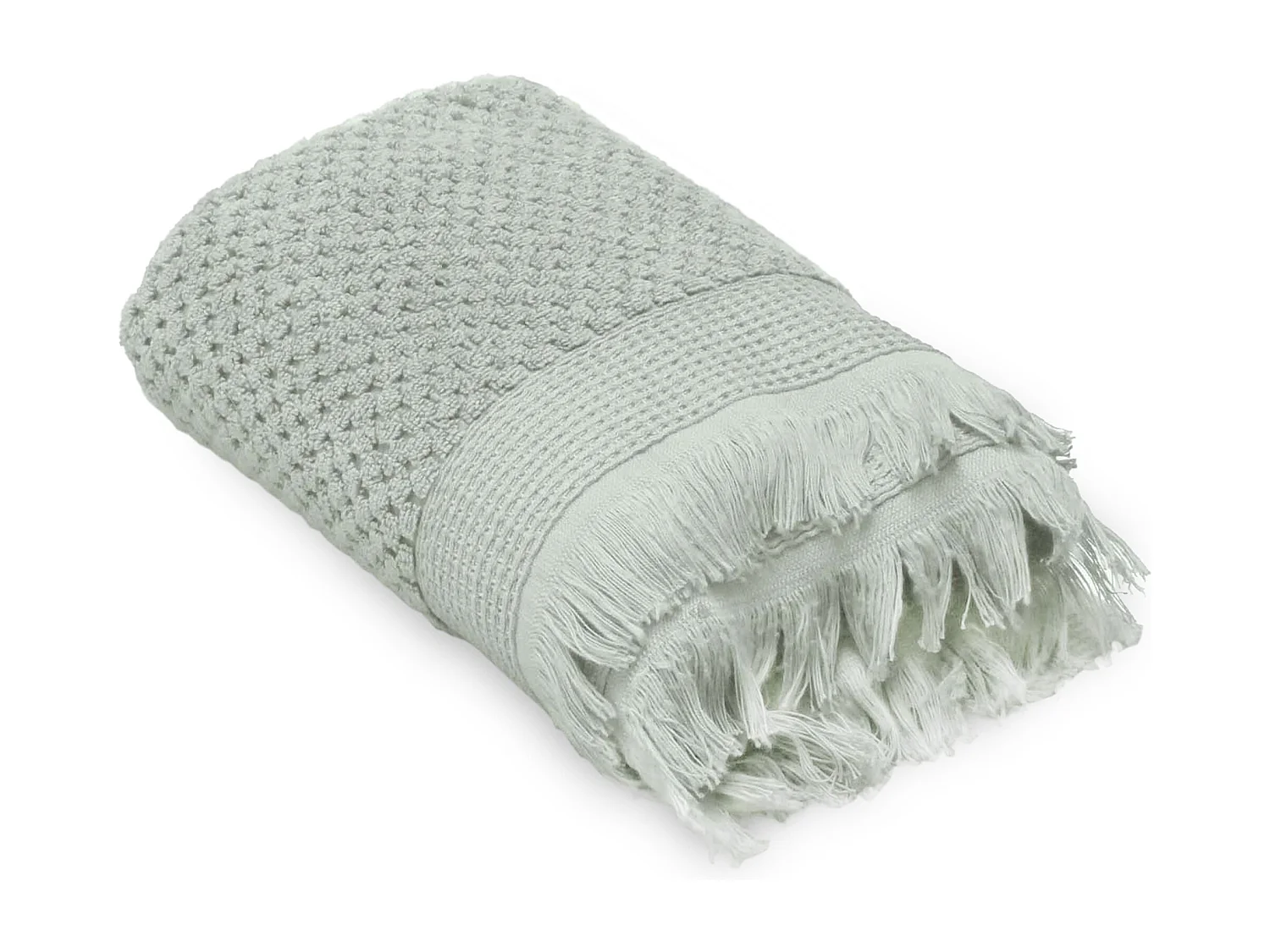 Drap de bain 95x140 cm TETHYS micro-coton vert Lichen