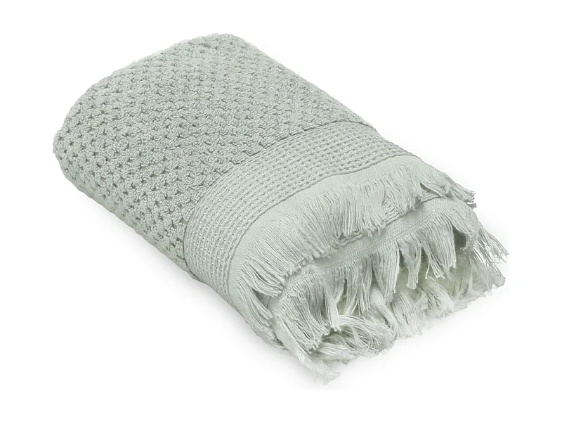 Drap de bain 95x140 cm TETHYS micro-coton vert Lichen