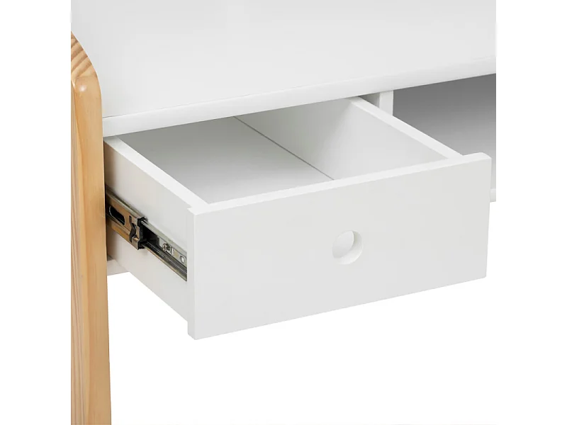 Bureau blanc 85x100x52cm