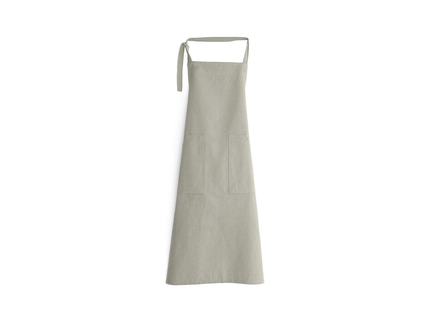 Tablier de cuisine double poche 70x90 cm coton HONO blanc Naturel