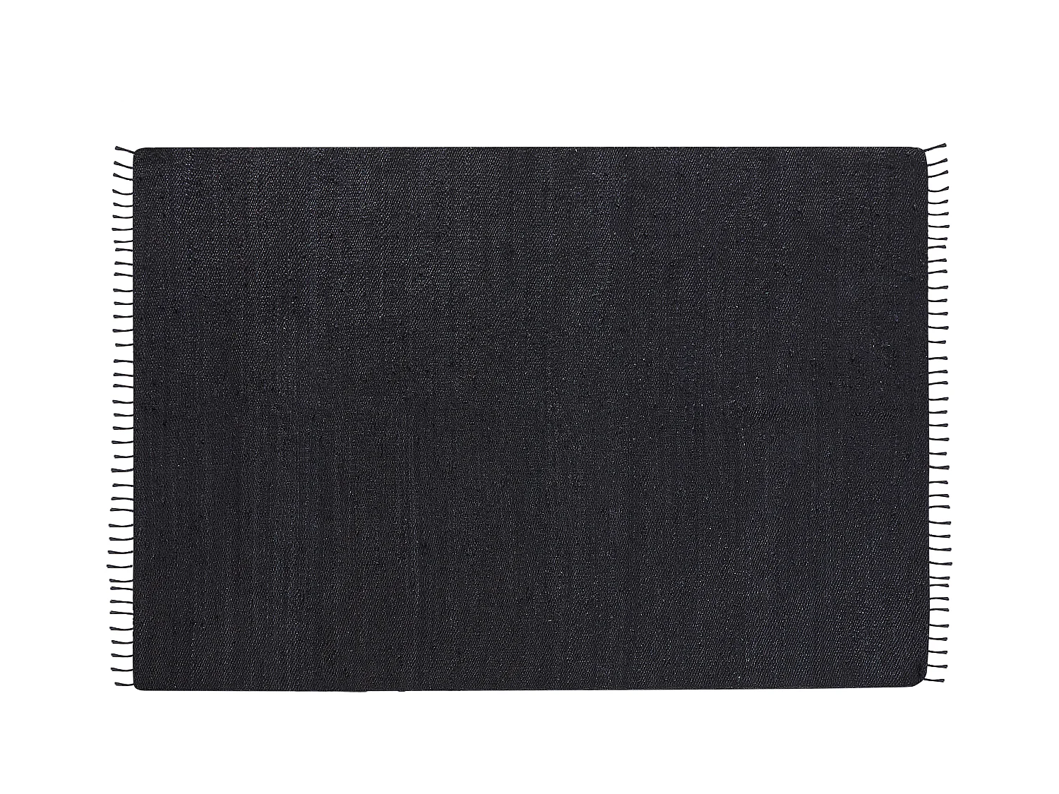 Teppich SINANKOY 160 x 230 cm Jute Schwarz