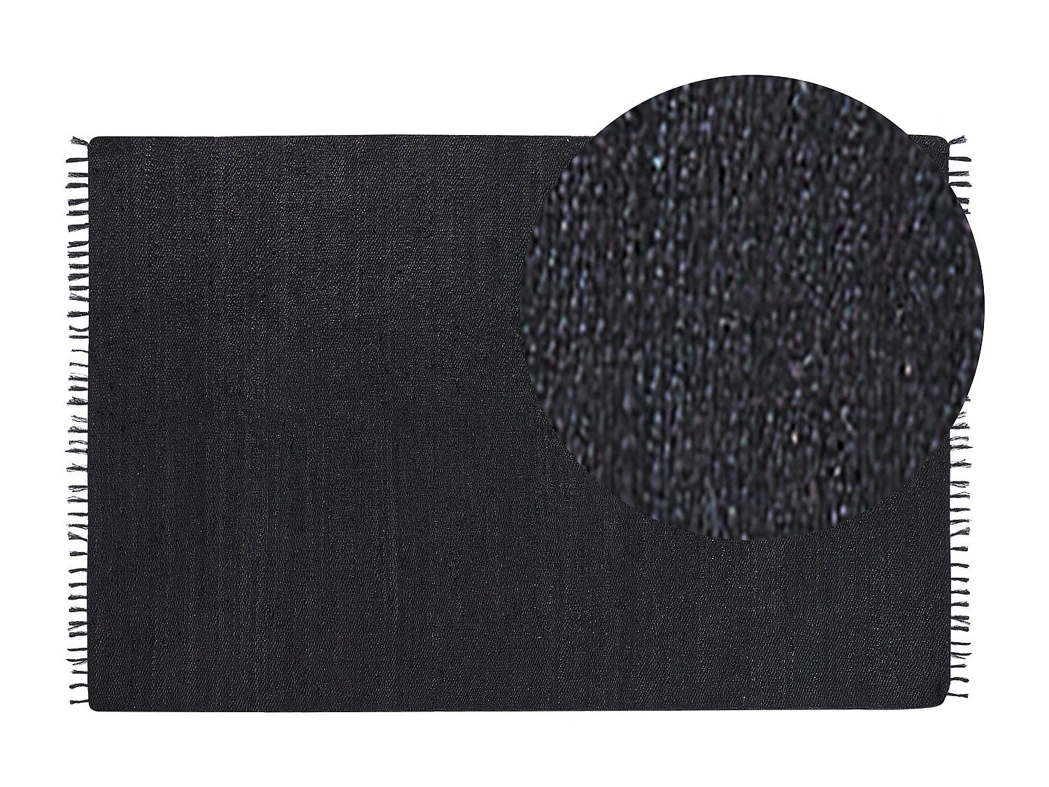 Tapete SINANKOY 200 x 300 cm Juta Preto