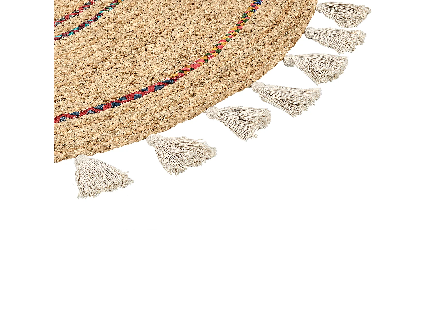 Tappeto OBAKOY ø 140 cm Iuta Beige