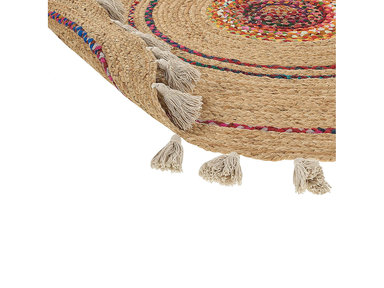 Tappeto OBAKOY ø 140 cm Iuta Beige