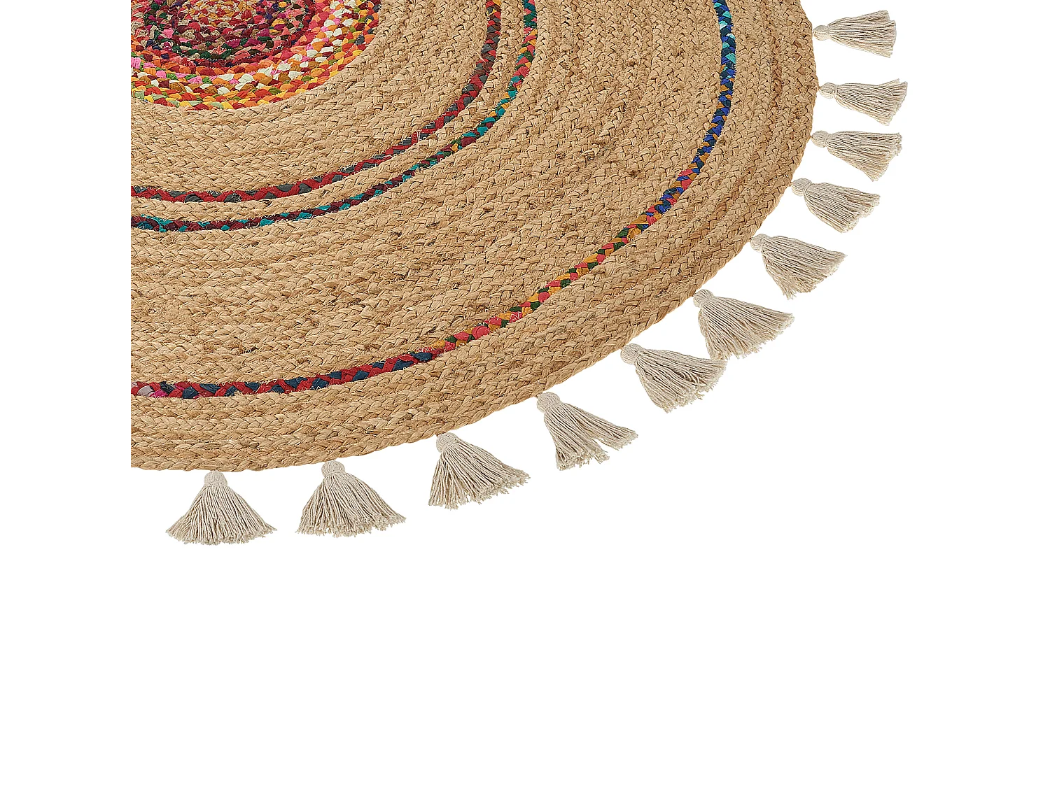 Tappeto OBAKOY ø 140 cm Iuta Beige