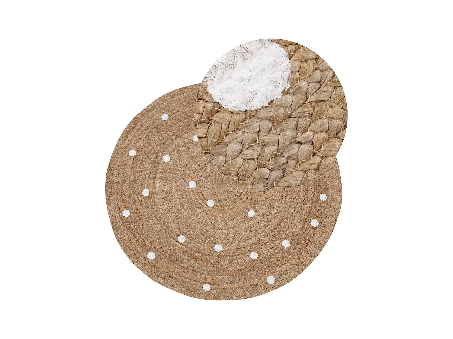 Tapis KHARRA Beige ø 140 cm Jute