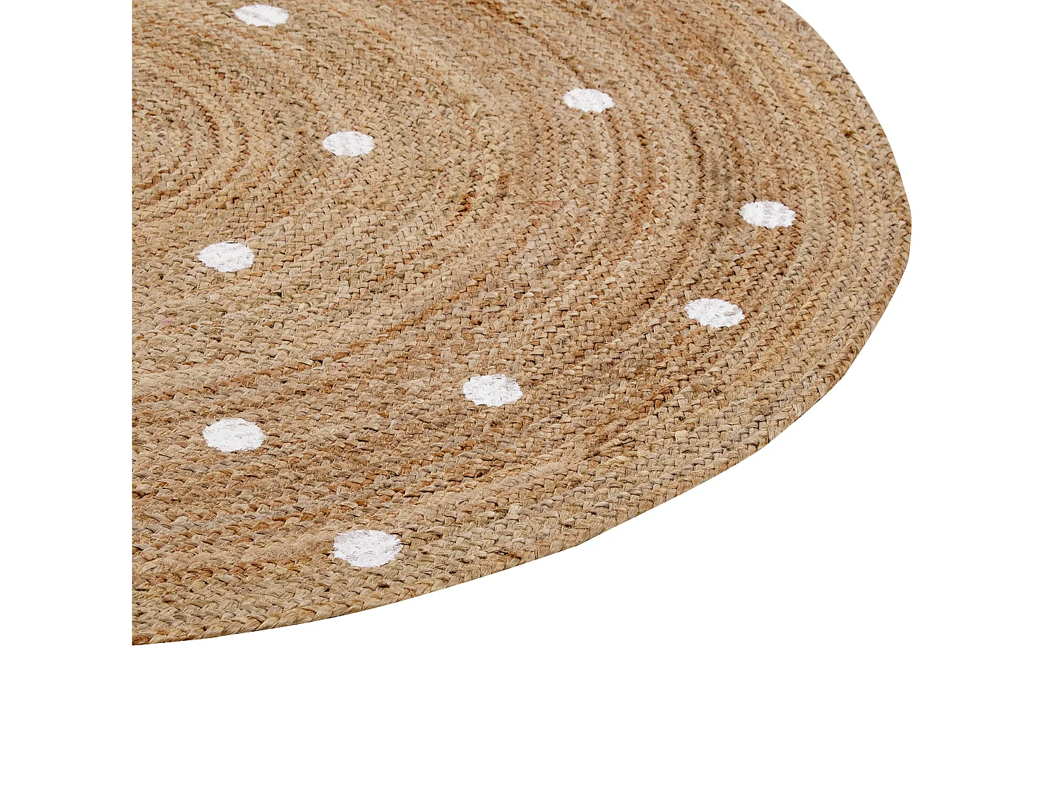 Vloerkleed KHARRA ø 140 cm Jute Beige