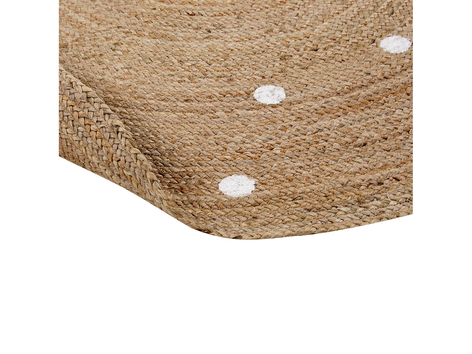 Tapete KHARRA ø 140 cm Juta Creme