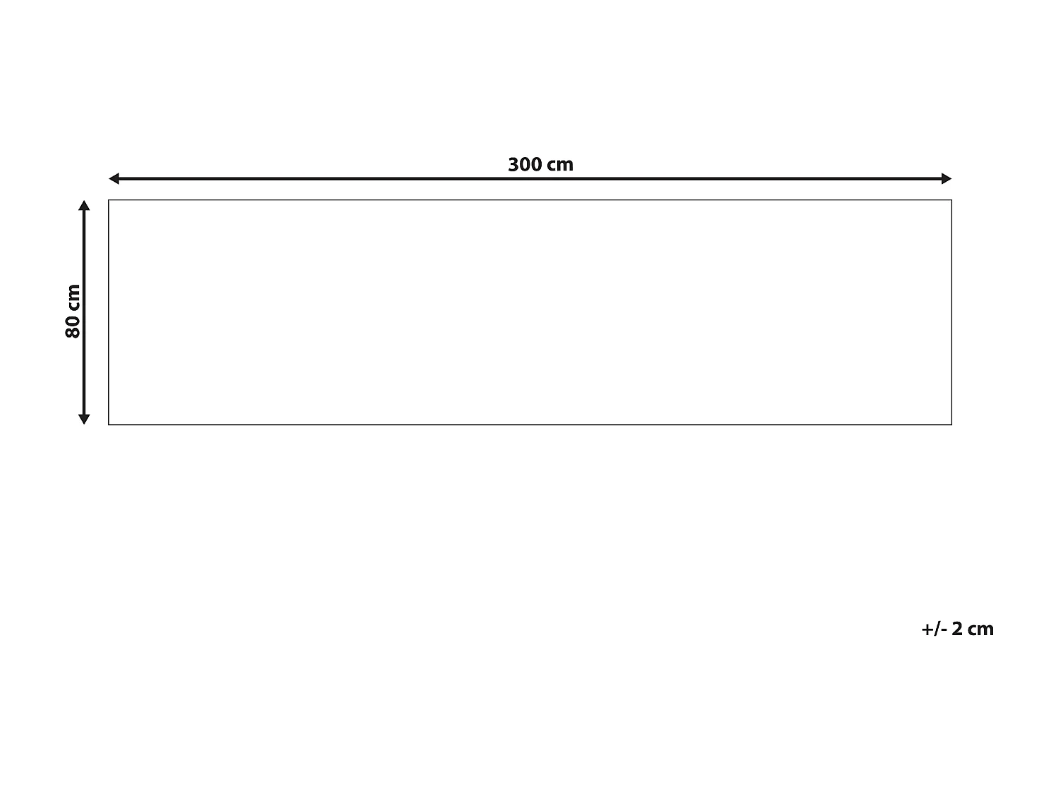 Tapis BASOREN Beige 80 x 300 cm Jute