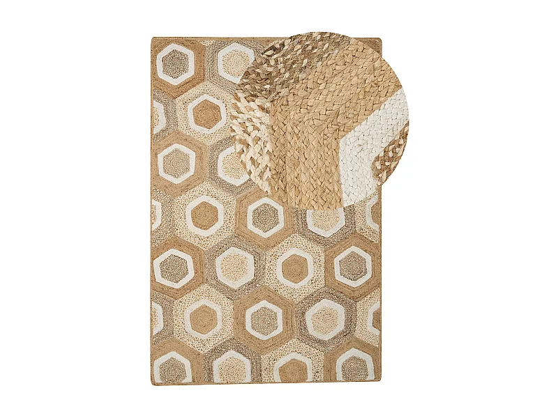 Teppich BASOREN 200 x 300 cm Jute Beige